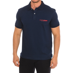 textil Herre Polo-t-shirts m. korte ærmer Philipp Plein Sport PIPS500-85 Marineblå