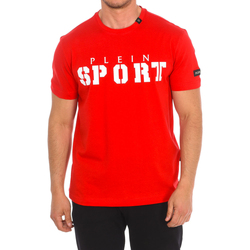 textil Herre T-shirts m. korte ærmer Philipp Plein Sport TIPS400-52 Rød