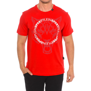 textil Herre T-shirts m. korte ærmer Philipp Plein Sport TIPS402-52 Rød