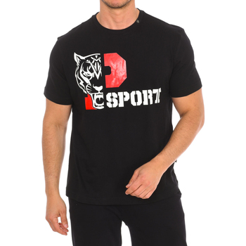 textil Herre T-shirts m. korte ærmer Philipp Plein Sport TIPS410-99 Sort