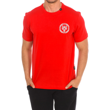 textil Herre T-shirts m. korte ærmer Philipp Plein Sport TIPS412-52 Rød
