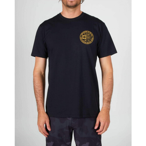 textil Herre T-shirts & poloer Salty Crew Legends premium s/s tee Sort