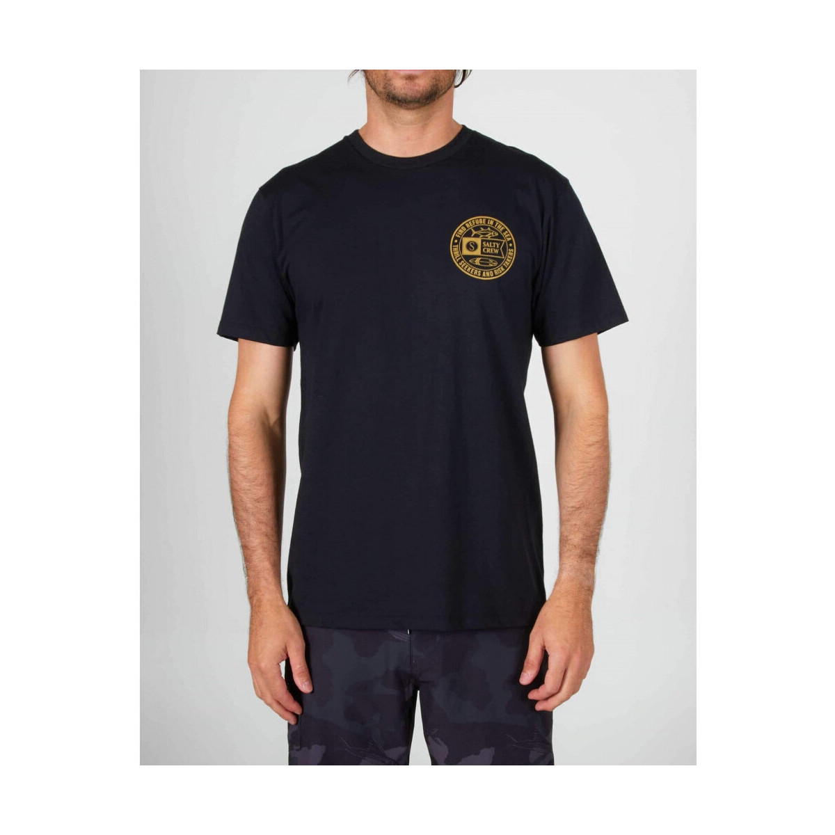 textil Herre T-shirts & poloer Salty Crew Legends premium s/s tee Sort