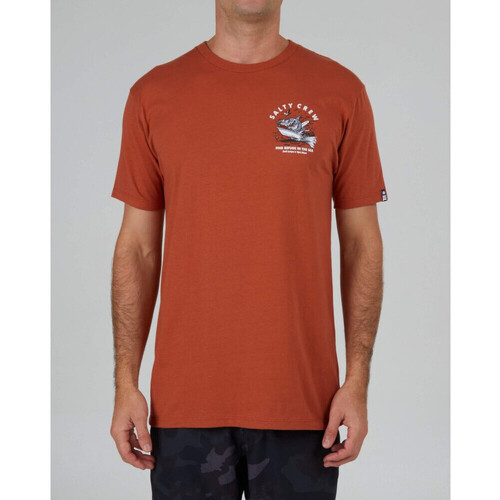 textil Herre T-shirts & poloer Salty Crew Hot rod shark premium s/s tee Orange