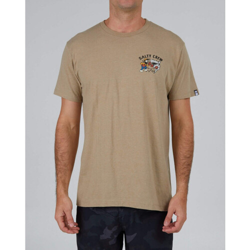 textil Herre T-shirts & poloer Salty Crew Fish fight standard s/s tee Beige