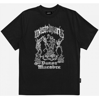 textil Herre T-shirts & poloer Wasted T-shirt macabre Sort