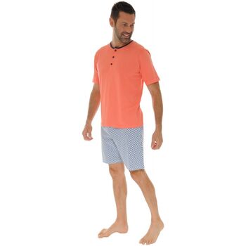 textil Herre Pyjamas / Natskjorte Christian Cane HARTEME Orange