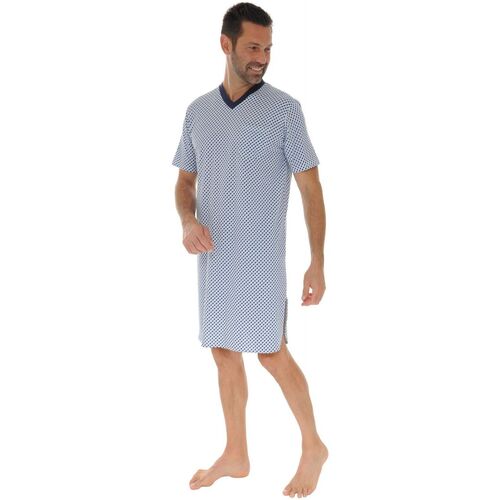 textil Herre Pyjamas / Natskjorte Christian Cane HARTEME Blå