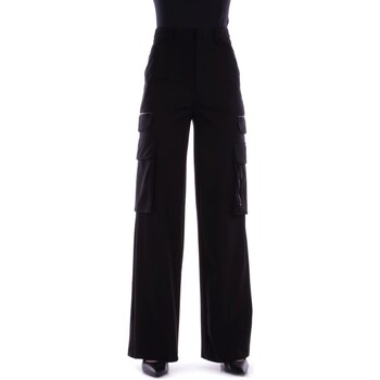 textil Dame Cargo bukser Costume National CWS41002PA 1073 Sort