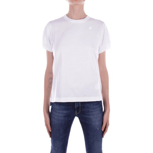 textil Dame T-shirts m. korte ærmer K-Way K2122UW Hvid
