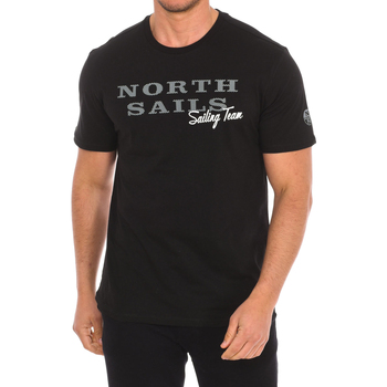 textil Herre T-shirts m. korte ærmer North Sails 9024030-999 Sort