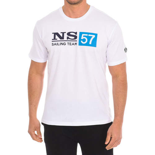 textil Herre T-shirts m. korte ærmer North Sails 9024050-101 Hvid
