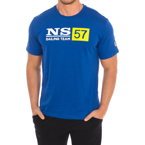 textil Herre T-shirts m. korte ærmer North Sails 9024050-790 Blå