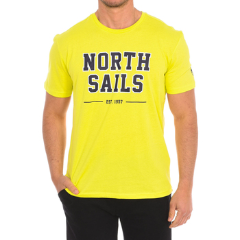 textil Herre T-shirts m. korte ærmer North Sails 9024060-470 Gul