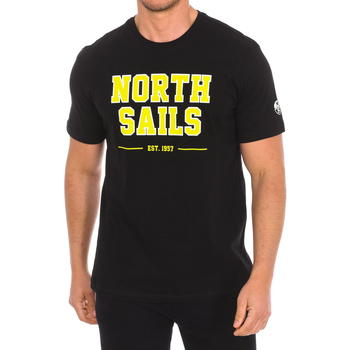 textil Herre T-shirts m. korte ærmer North Sails 9024060-999 Sort