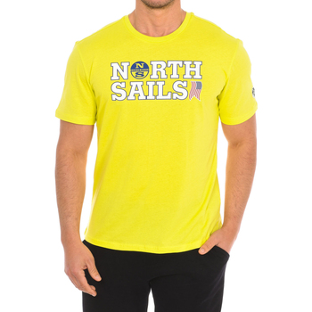 textil Herre T-shirts m. korte ærmer North Sails 9024110-470 Gul