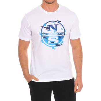 textil Herre T-shirts m. korte ærmer North Sails 9024120-101 Hvid