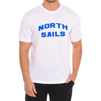 textil Herre T-shirts m. korte ærmer North Sails 9024180-101 Hvid