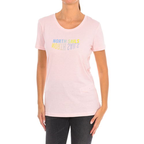 textil Dame T-shirts m. korte ærmer North Sails 9024290-158 Pink