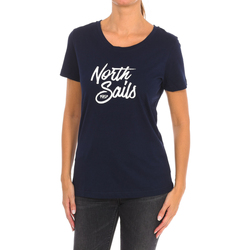 textil Dame T-shirts m. korte ærmer North Sails 9024300-800 Marineblå