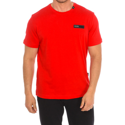 textil Herre T-shirts m. korte ærmer Philipp Plein Sport TIPS414-52 Rød