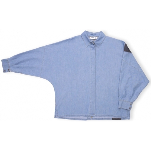 textil Dame Toppe / Bluser 10 To 10 Patches Shirt - Denim Blå