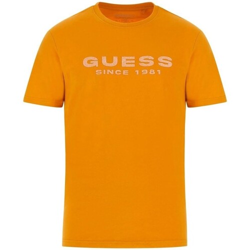 textil Herre T-shirts m. korte ærmer Guess  Flerfarvet