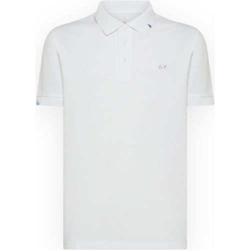 textil Herre T-shirts & poloer Sun68 A34101 31 Hvid