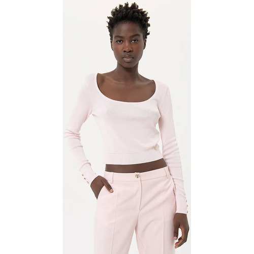 textil Dame Sweatshirts Fracomina FR24ST7001K41601 Pink