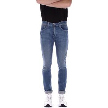 textil Herre Lige jeans Dondup UP232 DS0041GW4 Blå