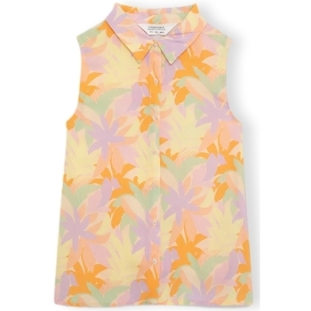textil Dame Toppe / Bluser Compania Fantastica COMPAÑIA FANTÁSTICA Camisa 41108 - Flowers Flerfarvet
