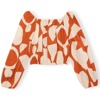 textil Dame Toppe / Bluser Compania Fantastica COMPAÑIA FANTÁSTICA Top 43108 - Geometric Orange