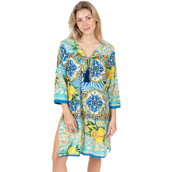textil Dame Korte kjoler Isla Bonita By Sigris Kurta Blå