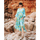 textil Dame Lange kjoler Isla Bonita By Sigris Lang Midi Kjole Grøn