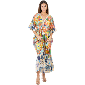 textil Dame Lange kjoler Isla Bonita By Sigris Kjole Flerfarvet