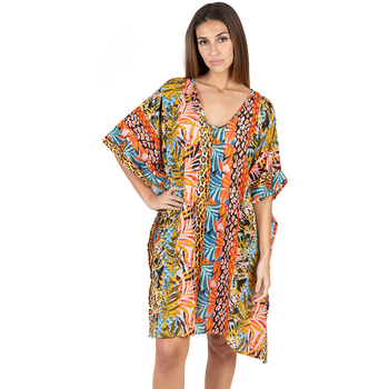 textil Dame Kjoler Isla Bonita By Sigris Kaftan Flerfarvet