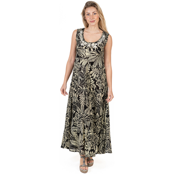 textil Dame Lange kjoler Isla Bonita By Sigris Kjole Grå