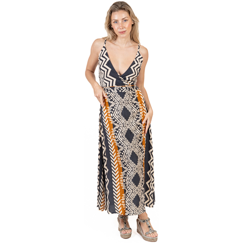 textil Dame Lange kjoler Isla Bonita By Sigris Kjole Marineblå