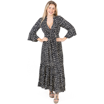 textil Dame Lange kjoler Isla Bonita By Sigris Kjole Sort