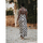 textil Dame Lange kjoler Isla Bonita By Sigris Lang Midi Kjole Sort