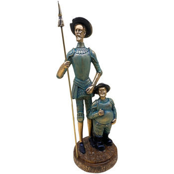 Indretning Små statuer og figurer Signes Grimalt Don Quijote Og Sancho Grå