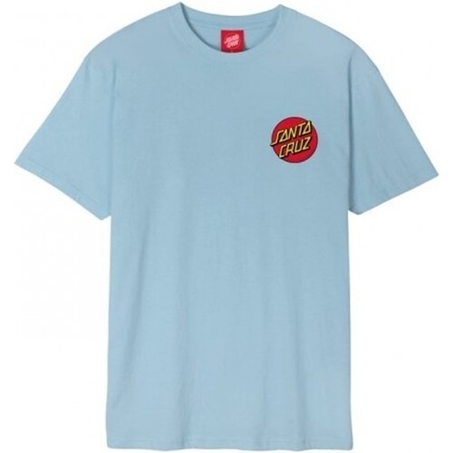 textil Herre T-shirts m. korte ærmer Santa Cruz  Blå