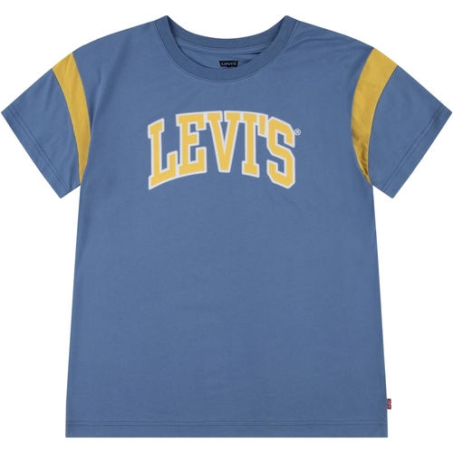 textil Pige T-shirts m. korte ærmer Levi's 235287 Blå