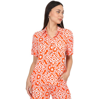 textil Dame Skjorter / Skjortebluser La Modeuse 71660_P168450 Orange