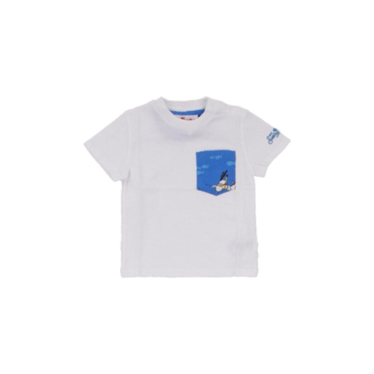 textil Dreng T-shirts m. korte ærmer Mc2 Saint Barth KEA0001 02987F Hvid