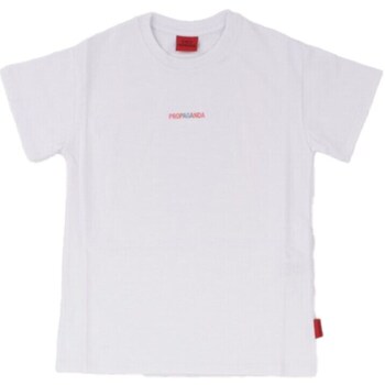 textil Dreng T-shirts m. korte ærmer Propaganda 24SSPRBLTS985 Hvid