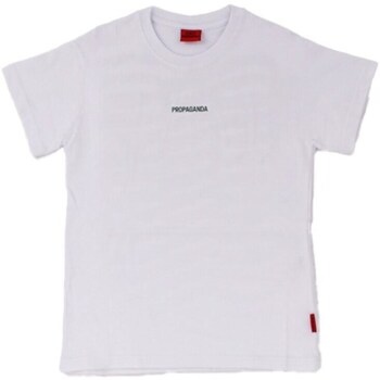 textil Dreng T-shirts m. korte ærmer Propaganda 24SSPRBLTS995 Hvid