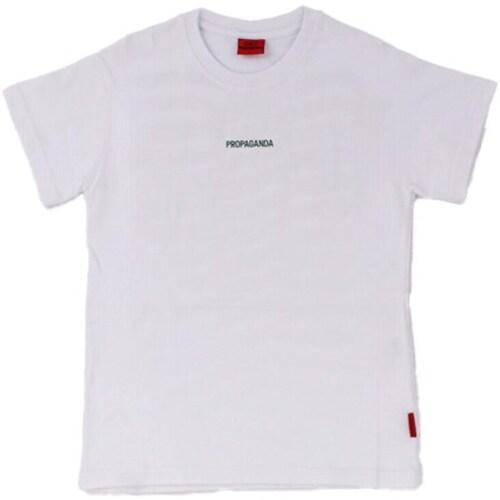 textil Dreng T-shirts m. korte ærmer Propaganda 24SSPRBLTS995 Hvid