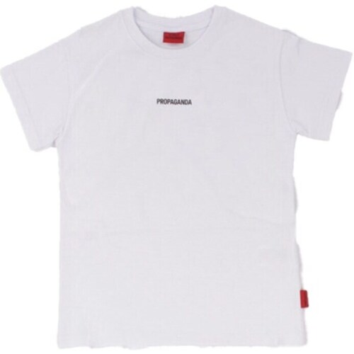 textil Dreng T-shirts m. korte ærmer Propaganda 24SSPRBLTS988 Hvid