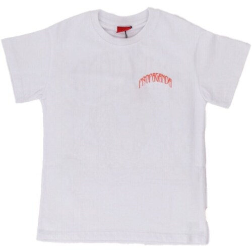 textil Dreng T-shirts m. korte ærmer Propaganda 24SSPRBLTS967 Hvid